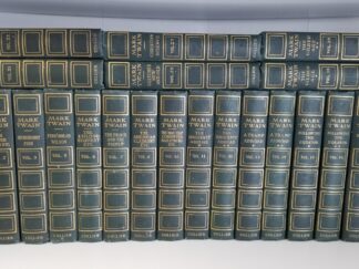 1920 — Writings of Mark Twain — Partial Set — Author’s National Edition — Missing Vols 4, 8, and 24