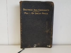 1925 — Double Combination — Black Bendable Covers — Doctrine & Covenants / Pearl of Great Price