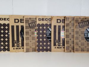 8 Vinyl Records~45 RPM~ Misc. Artists~ Decca
