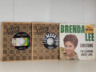 3 Vinyl Records~ 45 RPM~ Brenda Lee~ Decca