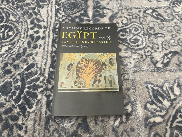 2001 ~ Ancient Records of Egypt ~ Vol 3 ~ James Henry Breasted