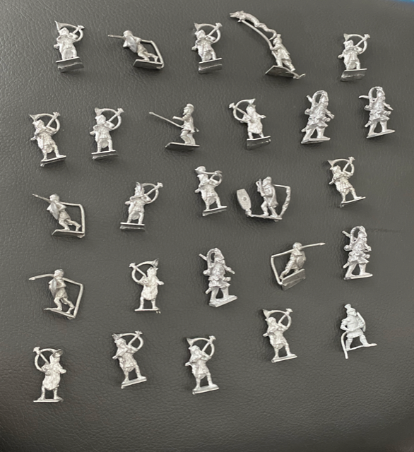 Gaming Metal Figurine Assortment (24 pieces)
