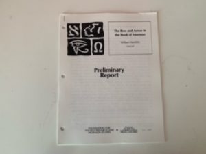 1987- Preliminary Report: The Bow and Arrow in the Book of Mormon