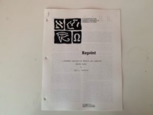 Reprint: A Phonemic Analysis of Nephite and Jaredite Proper Names- John L. Tvedtnes
