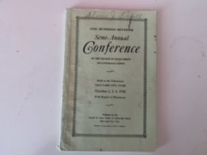 1936-One Hundred Seventh semi- Annual Conference October 2,3,4 1936