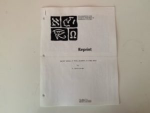 Reprint: Ancient Burials of Metal Documents in stone boxes- H. Curtis wright