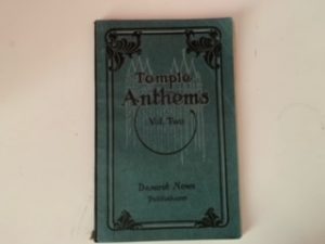1918- Temple Anthems Vol. Two- Deseret News