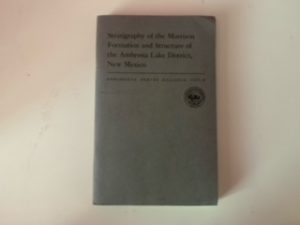 1970- Stratigraphy of the Morrison Formation and Structure of the Ambrosia Lake District, New Mexico- Geological Survey Bulletin