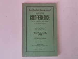 1952-One Hundred Twenty-second Annual Conference April 4,5, and 6 1952
