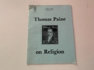 1986- Thomas Paine on Religion- Mervin B. Hogan