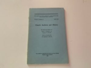 1946- Bulletins of the American Association for state and Local History Volume 1 Number 10 April 1946  “Church Archives and History”