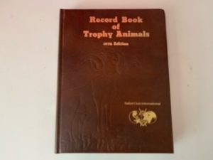 1978- Record Book of Trophy Animals- Safari Club International