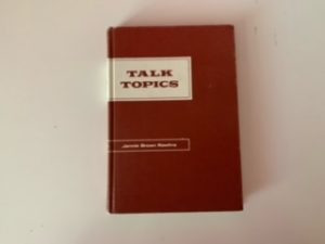 1959- Talk Topic- Jennie Brown Rawlins