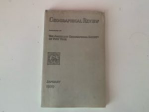 1939- Geographical Review: January 1939- The American Geographical Society of New York