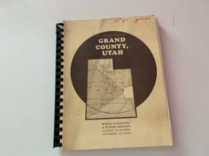 1966- Grand County, Utah- Bureau of Economic & Business Research College of Business University of Utah