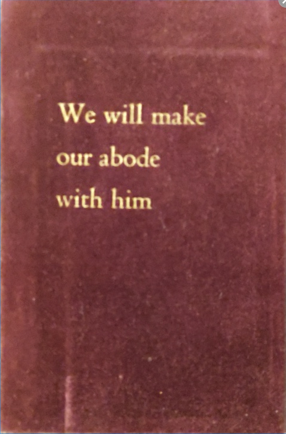 1955 ~ Joseph Eckersley ~ We Will Make Our Abode With Him