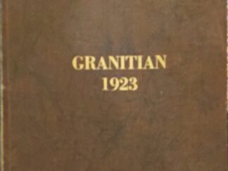 1923 ~ Granite High School ~ The Granitian ~ Yearbook