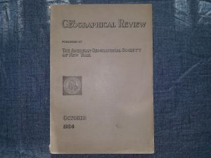 The Geographical Review: October 1924 (1924) ~ Published by The American Geographical Society of New York