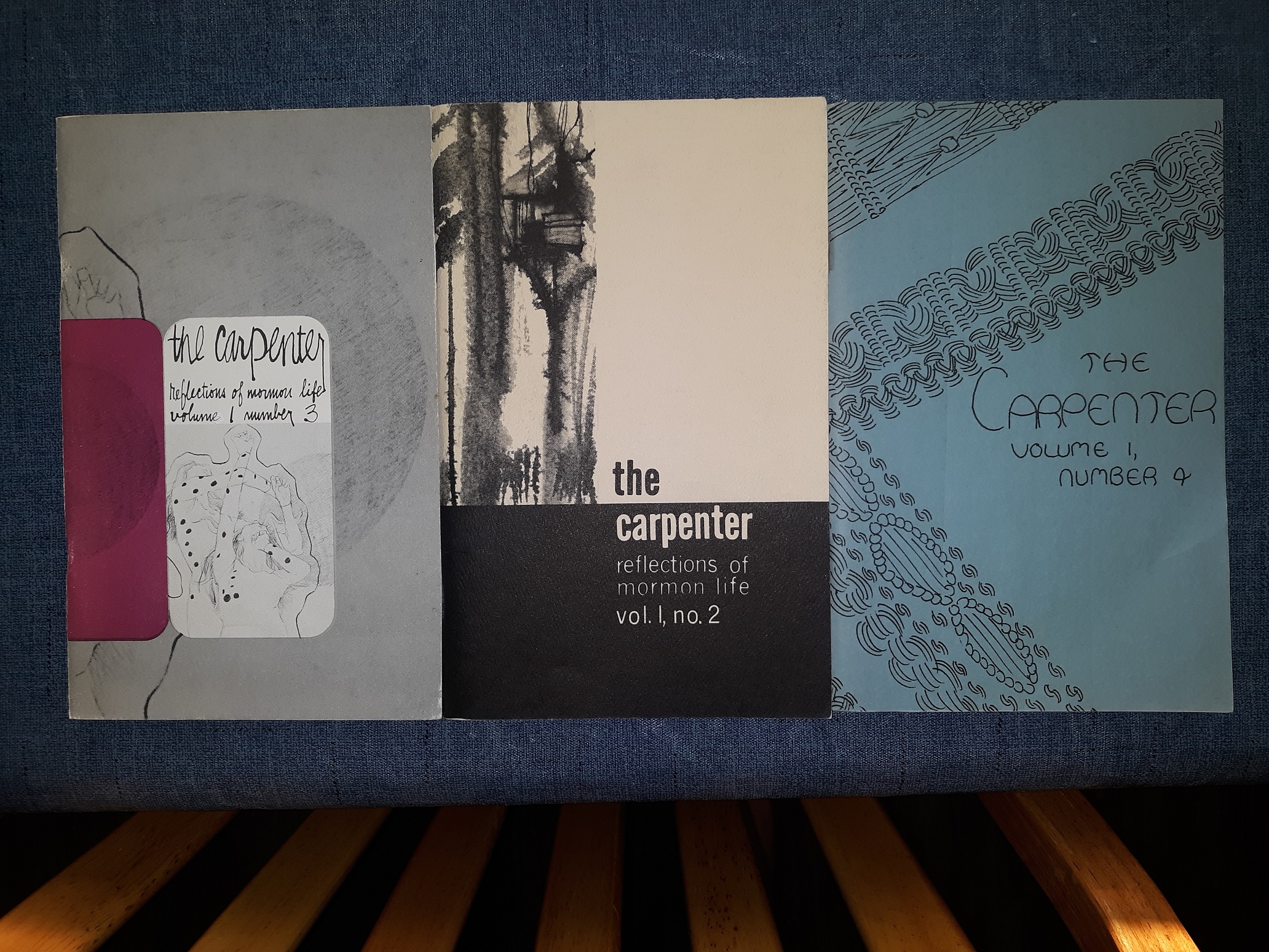 3 Issues of The Carpenter: Reflections of Mormon Life from Vol. 1