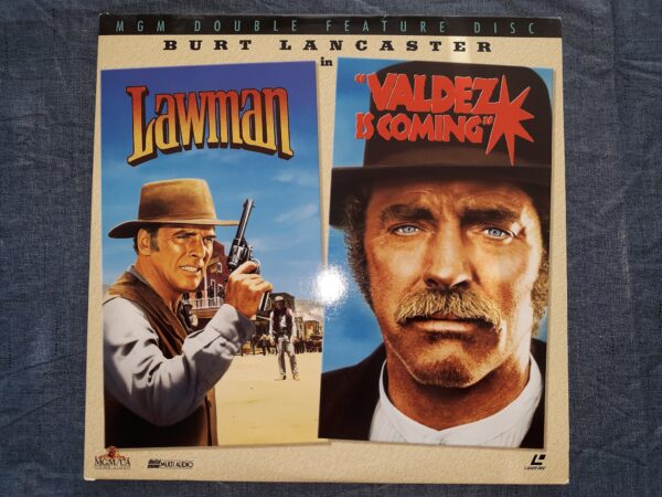 MGM Double Feature Disc: Burt Lancaster in “Lawman” & “Valdez is Coming” (Set of 2 LaserDiscs) (1997)