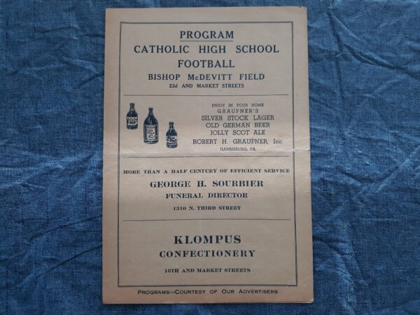 Catholic High School Football Program