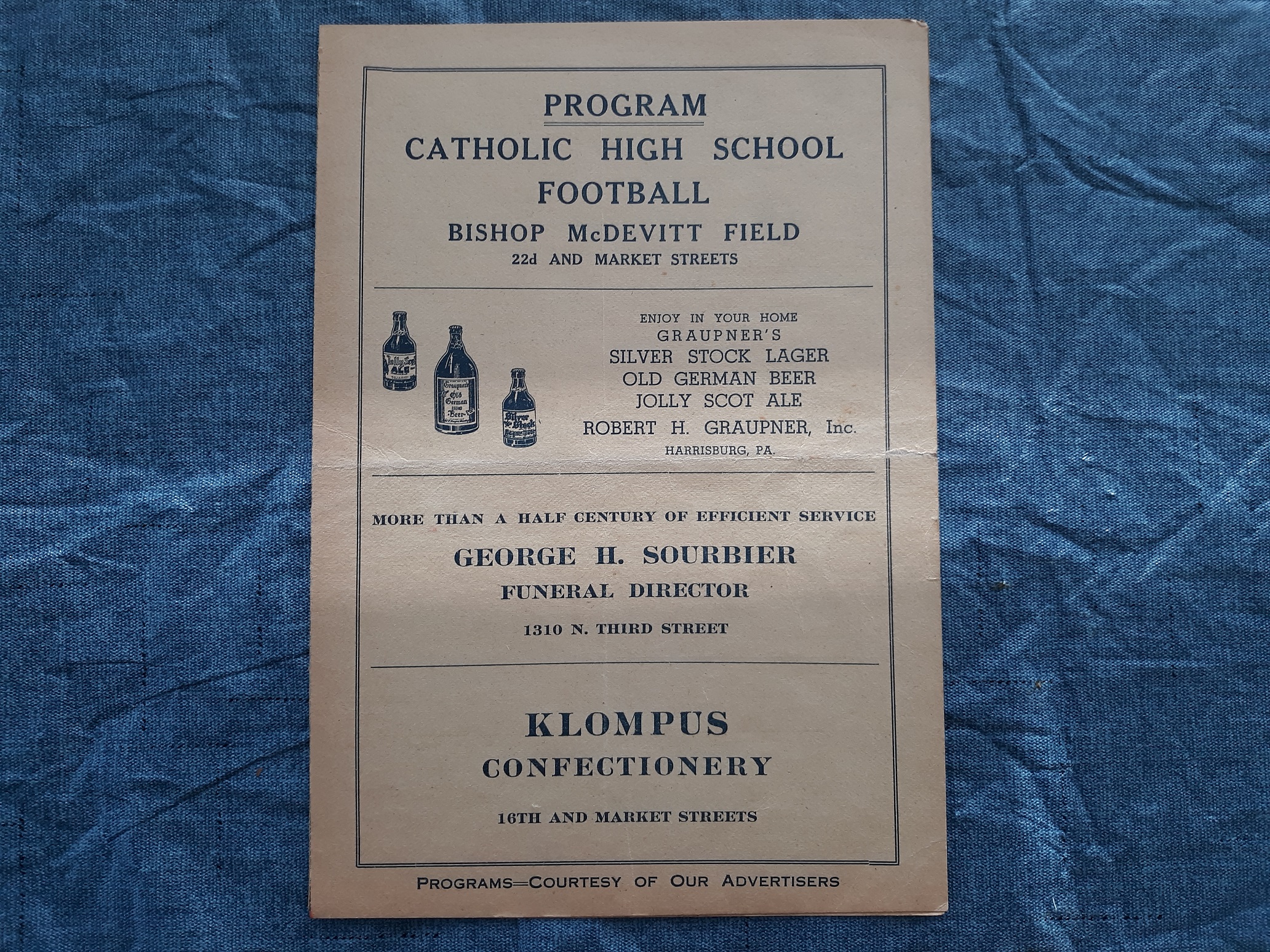 Catholic High School Football Program