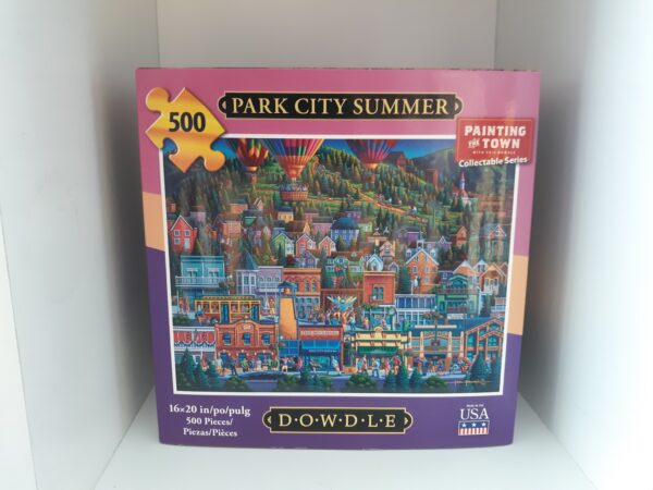 Dowdle Puzzles: “Park City Summer” 500 Piece Puzzle (16×20 in.)