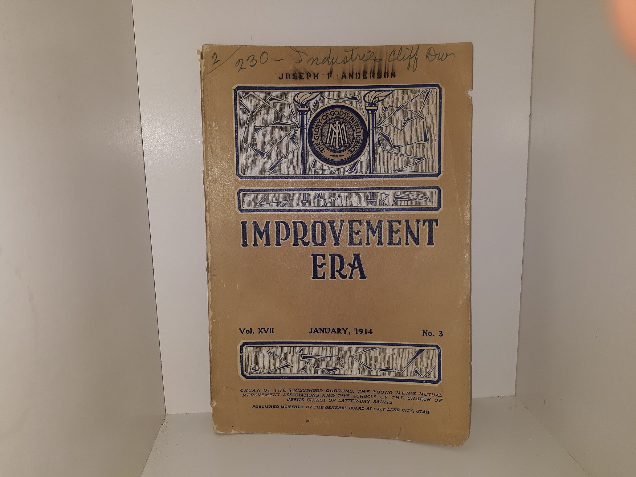 Improvement Era: Vol. 17, No.3, January, 1914 (1914)
