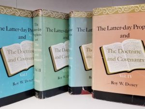 The Latter-day Prophets & The Doctrine and Covenants — 4 Vol. Set — Roy W. Doxey — Hardbound