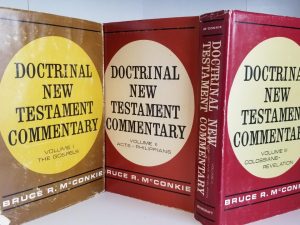 3 Volume Set Signed by Elder Bruce R. McConkie — Doctrinal New Testament Commentary — Hardcover Set
