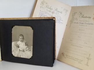 Our Baby's Book / Baby Snaps Photo Album --- Many Baby Photographs & Birth Info About Marvin Thomas Cunningham