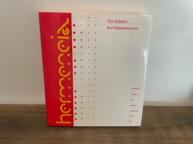 1998 ~ The Didache ~ Kurt Niederwimmer