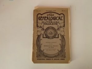 1915- Utah Genealogical and Historical Magazine October 1915 VI No. 4