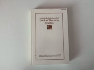 1992- Book of Mormon Studies Volume 1 Number 1 Fall 1992