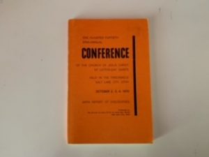 1970- One Hundred Fortieth General Conference October 2,3,4 1970 — Softbound