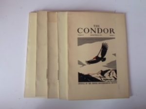 1952- 6 Issues of The Condor: A Magazine of Western Ornithology
