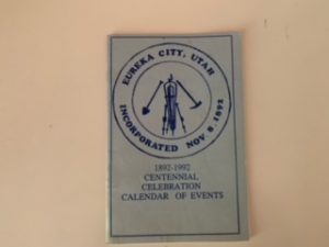 1992- Eureka City, Utah Incorporated Nov 8, 1892
