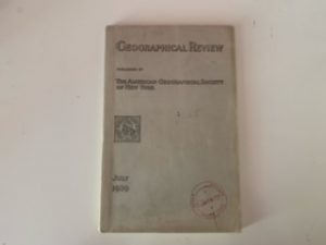 1939- Geological Review: The American Geological Society of New York