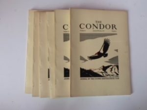 1955- 6 Issues of The Condor: A Magazine of Western Ornithology