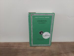 1995 ~ Chariton Callirhoe ~ G. P. Goold