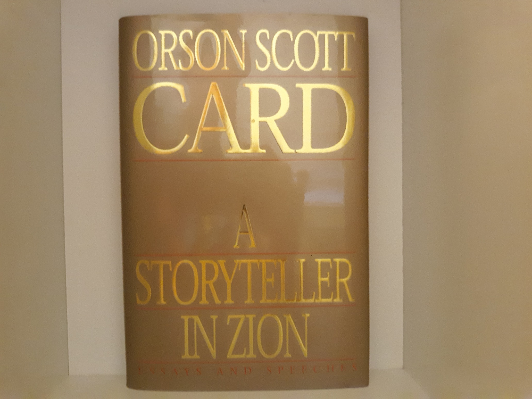 A Storyteller in Zion (Signed) (1993) ~ by Orson Scott Card