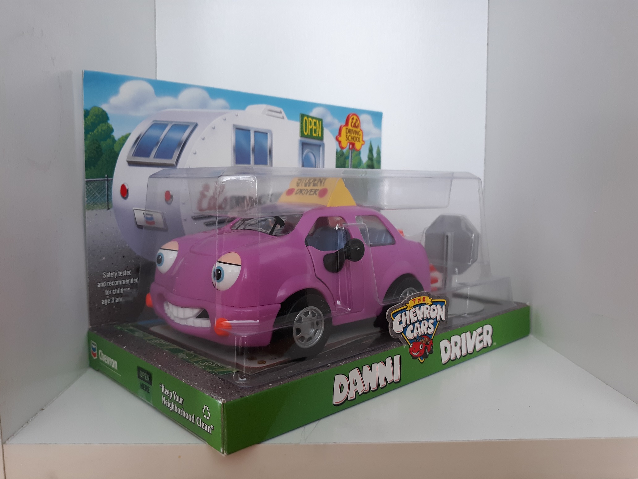 The Chevron Cars Danni Driver Toy Car 1998 Eborn Books