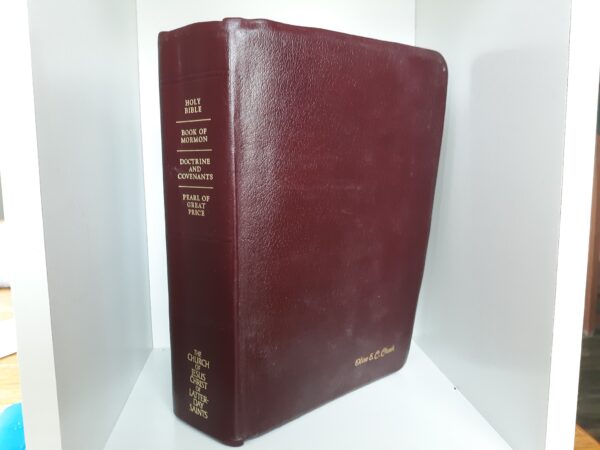 LDS Leather, Burgundy Quadruple Combination (1996)