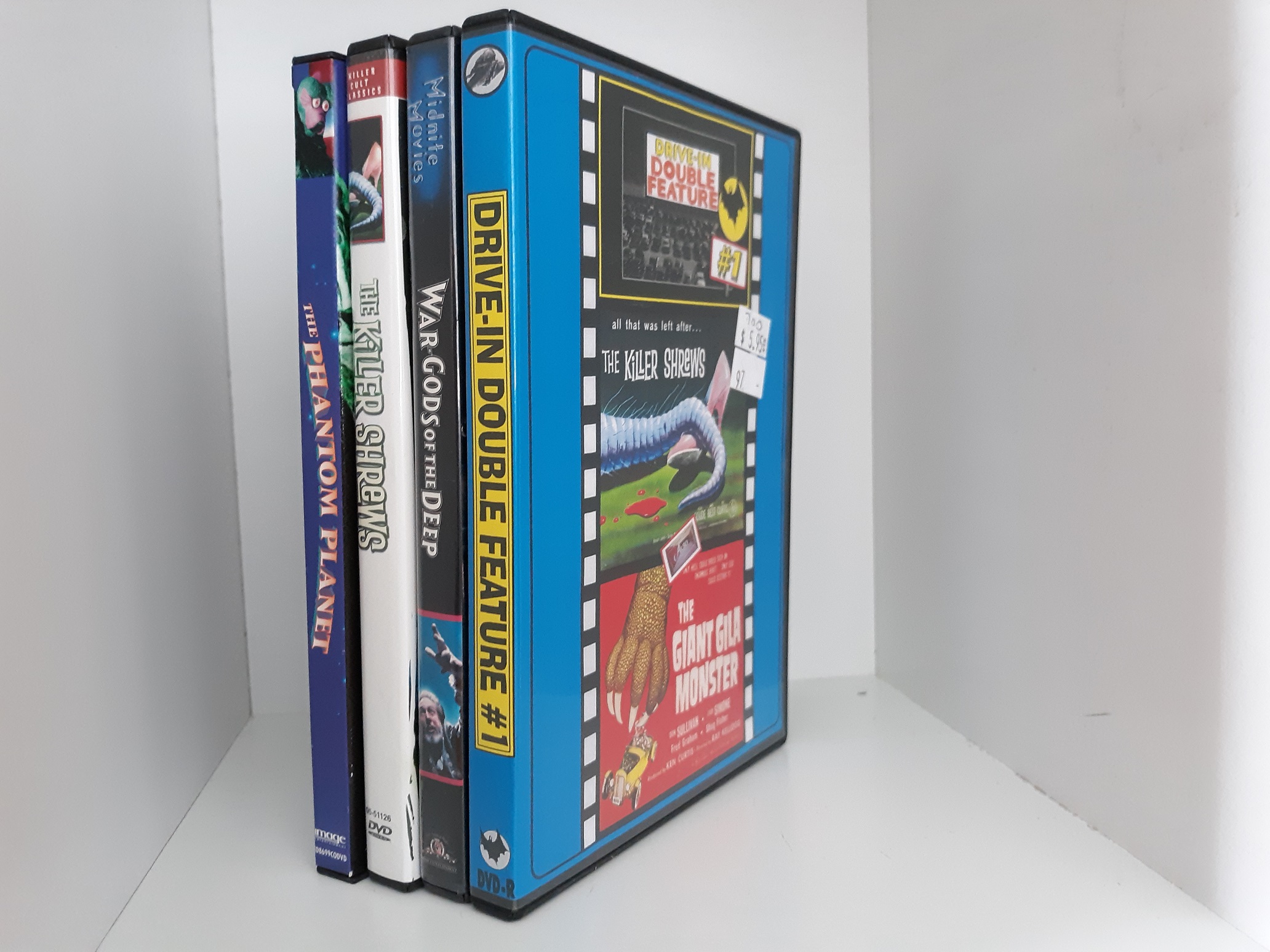 4 Sci-Fi / Horror Movies on DVD