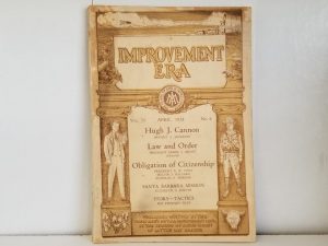 Improvement Era — April 28 — Vol. 31, No. 6 — “Hugh J. Cannon” by Bryant S. Hinckley, “Law & Order” by Heber J. Grant . . .