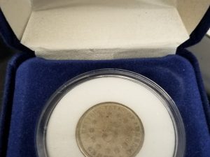 1868 — Shield Nickel — In Plastic Case — In Blue Box