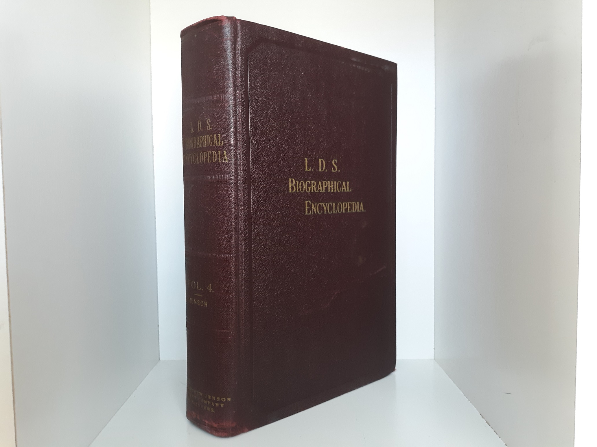 L. D. S. Biographical Encyclopedia: Vol. 4 (Ex-Library) (1936) ~ by Andrew Jenson