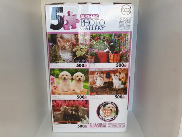 Sure-Lox Photo Gallery: 5 500 Piece Puzzles of Kittens and Puppies (New) (2014)