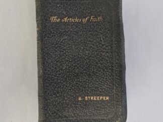 1909 — The Articles of Faith — James E. Talmage — Pocket Edition — Black Leather Binding