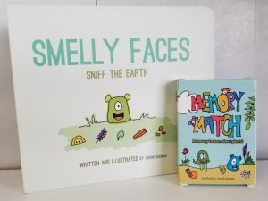 Smelly Faces – Sniff the Earth — Board Book / Memory Match Cards — Sarah Bodnar